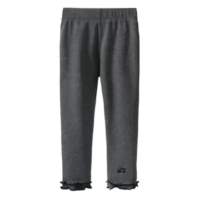 Girls Grey Elastic Leggings Spring Autumn High Waist