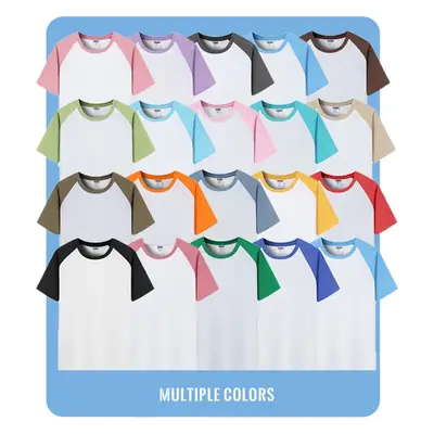 Men White Raglan T-Shirt Pure Cotton Loose Fit