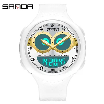 Sanda Dual Display Alarm Clock Watch for Teens