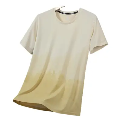 Men's Gradient Cotton T-Shirt Summer Cool Casual