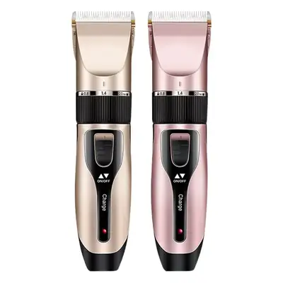 Rechargeable Electric Hair Clipper with Ceramic Blade & Self-Sharpening
