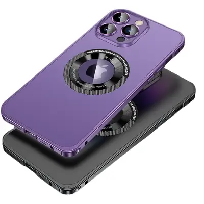iPhone 16 Pro Magnetic Cover with Spring Buckle & Leaking Label