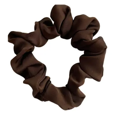 Autumn New Curry Hair Rope French High-end Headwear Satin Large Bowel Ring