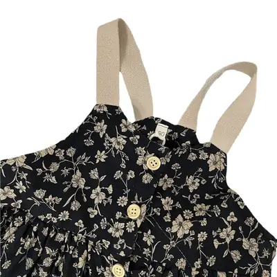 Black Floral Baby Skirt Korean Style Dropshipping