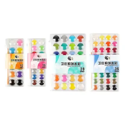 Wholesale 28 Colors 36 Colors Solid Watercolor Transparent Solid Watercolor Set Kidsren's Painting Sketching Paint