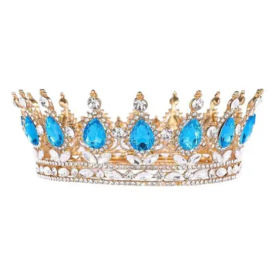 Luxury Rhinestone Crown for Bridal & Formal Wear