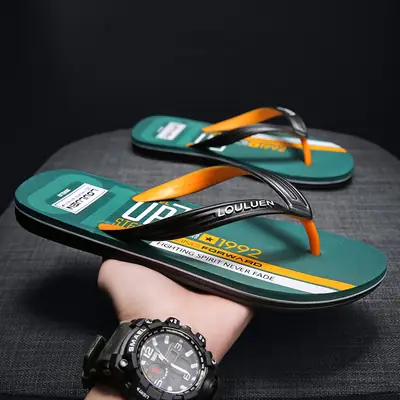 2023 Summer New Casual Slippers Korean Fashionable Beach Flip-Flops Outdoor Fashion Sandals Slippers Vietnam Slippers