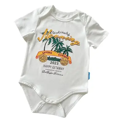 Family 3-T-Shirt Set White Printed Summer Wear