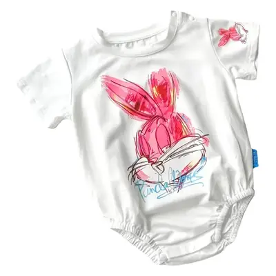 Rabbit Print Cotton T-Shirt Set for Kids