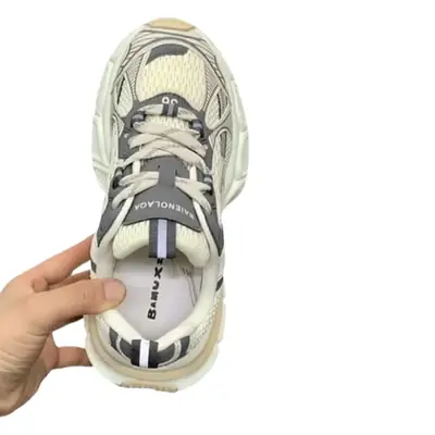 Women's White Thick Sole Casual Shoes 2023