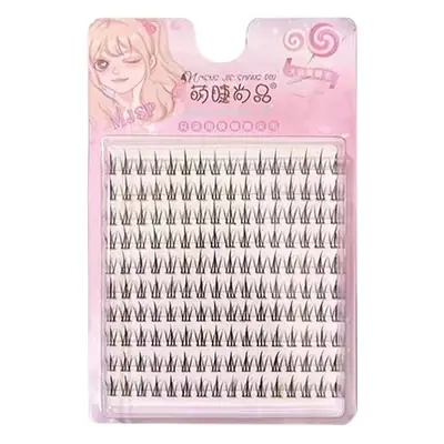Cute Ciliary Eyelashes Black Terrier 10 Rows