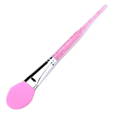 Silicone Mask Brush with Rhinestone Rod Set
