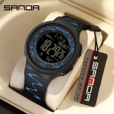 Sanda Multifunctional Digital Watch for Men Women