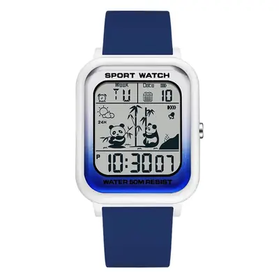 Sanda Digital Sport Watch with Water Resistant Square Band