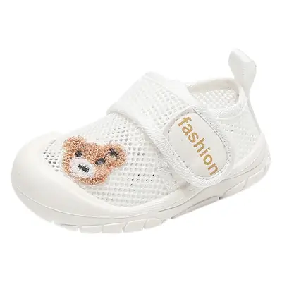 White Bear Print Baby Shoes for 1-2 Years