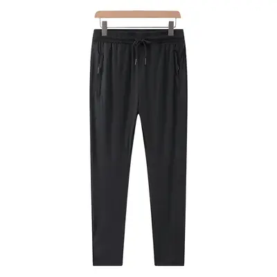 Men's Ice Silk Pants Large Summer Breathable Thin