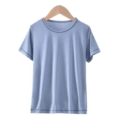Children's Short Sleeve T-Shirt Grey Net Summer Wear