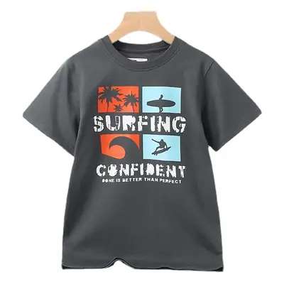 Kids Cotton Sports Shorts Set Summer Korean Style