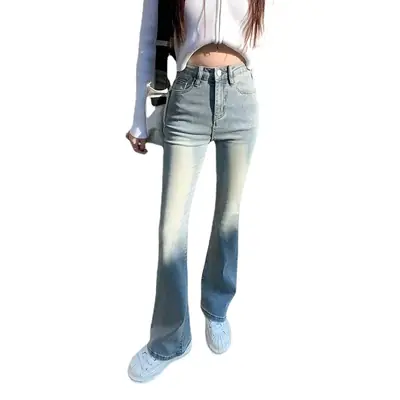 Women's White Slim Fit Jeans Spring Autumn 2023