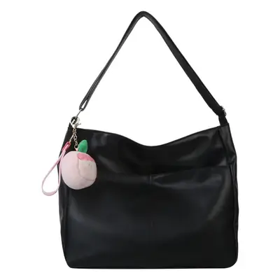 White Pom Pom Shoulder Bag with Long Sleeve Jacket