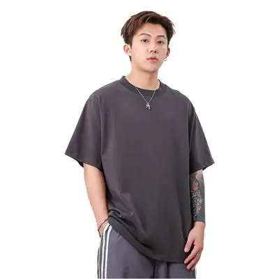 Men 250g Loose T-Shirt Green Summer