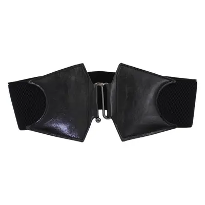Women's Elastic Wide Waist Belt Black Brown 3 Sizes