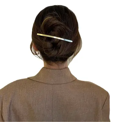 Women's Back Hairpin Cold Style Clip 2024 Alloy