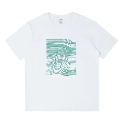 Men's Dark Blue Graphic T-Shirt 230g Cotton Round Neck