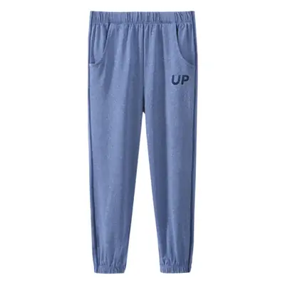 Children's Spring Sweatpants Blue Gray Black Middle Large