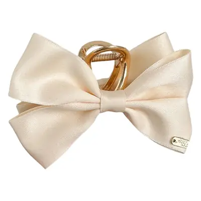 White Deer Bow Hair Clip Updo for Women