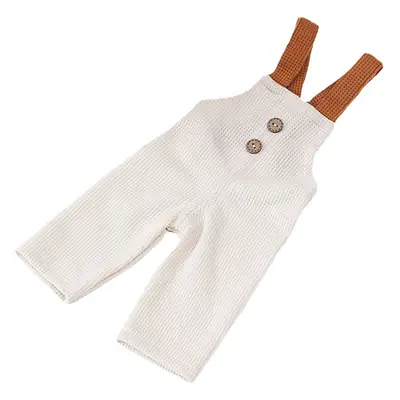 White Cotton Baby Hat & Pants Set for Newborns