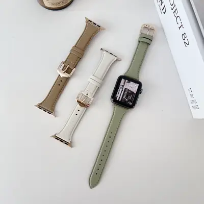 Apple Watch 10/987 Leather Strap Small Waist