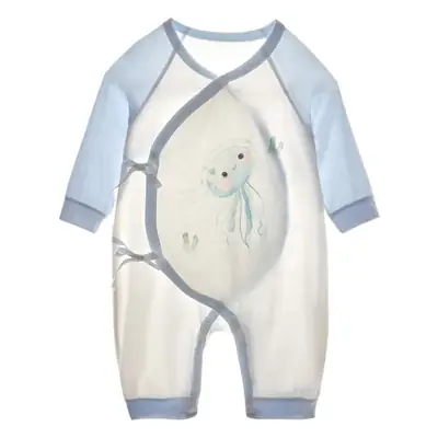 Baby Baby Boy Girl Cotton Jumpsuit Yellow White