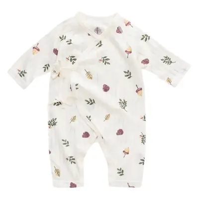Newborn Pure Cotton Long-Sleeve Romper with Butterfly Print