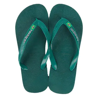 Summer Casual Outdoor Brazil Hawa's Solid Color Rubber Anti-Slip Men's Slippers Home Beach Flip Flops
