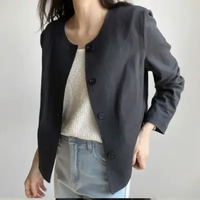Women Linen Loose Jacket Summer Sun Protection Top