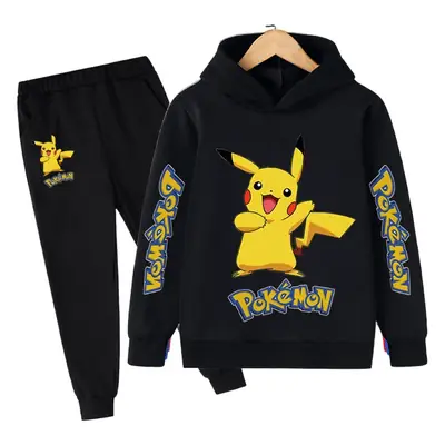 2023 European and American hooded sweater foreign trade European and American new boys and girls anime Pikachu boys and girls hoodie