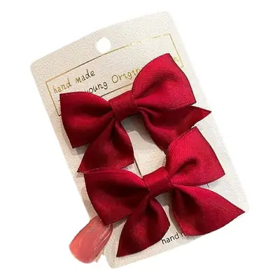 Blue Bow Hair Clip for Girls Front Clip