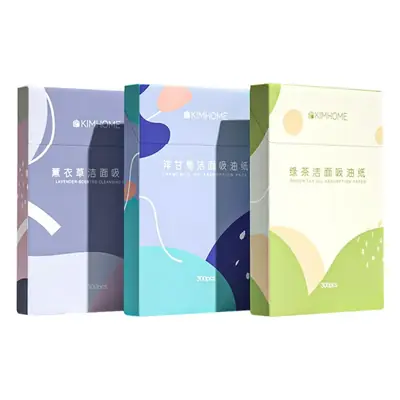 KIMHOME Facial Oil Absorbing Paper 300pcs Women Makeup