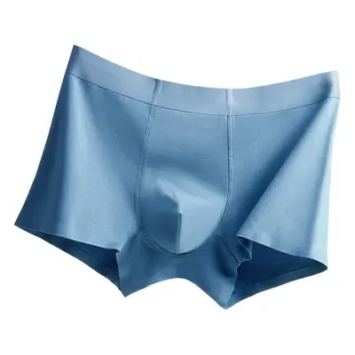 Plus Size Men's Seamless Boxer Shorts Gray