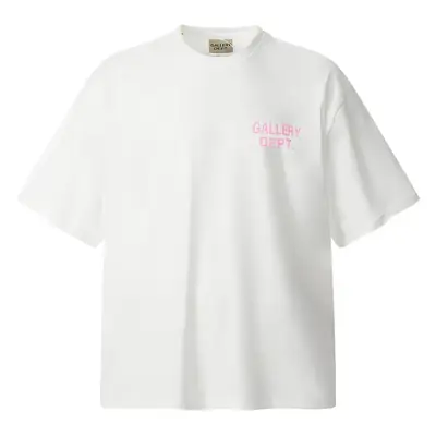 Pink Printed Short Sleeve T-Shirt for Men