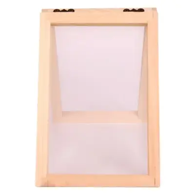 Wooden Paper Frame Double Net Design for Kids DIY