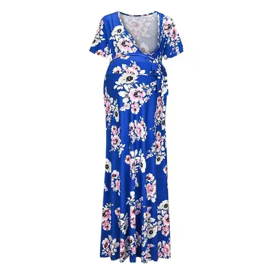2023 Printed Belted Nursing Dress for Women