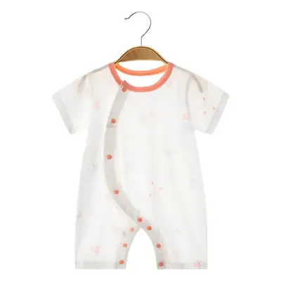 Baby Cotton Jumpsuit with H Print Summer Wear