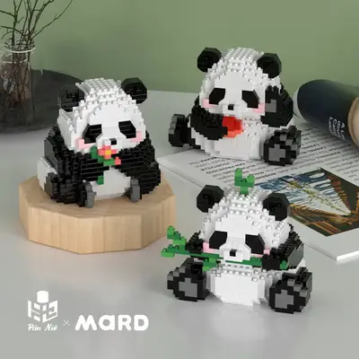 Giant Panda Fruit Building Blocks for Kids