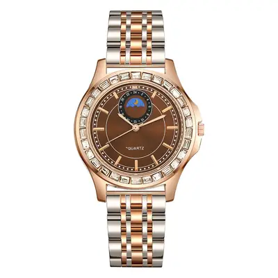 3PCs Women's Quartz Watch Set with Bracelet & Box