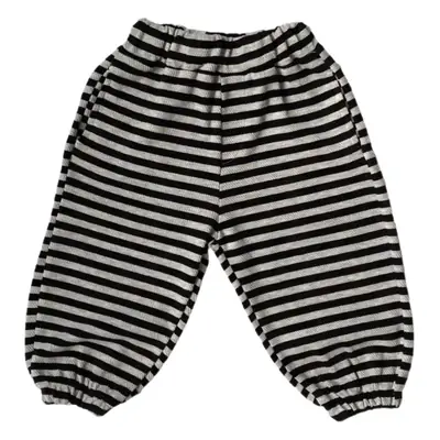 Gl-Kids Striped Cuffed Sweatpants for Men Women