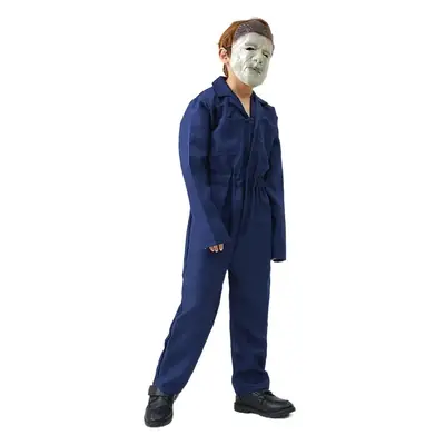 Blue Performance Horror Clown Costume for Men