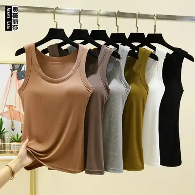 Women's Light Pink Modal V-Neck Bra with Chest Pad