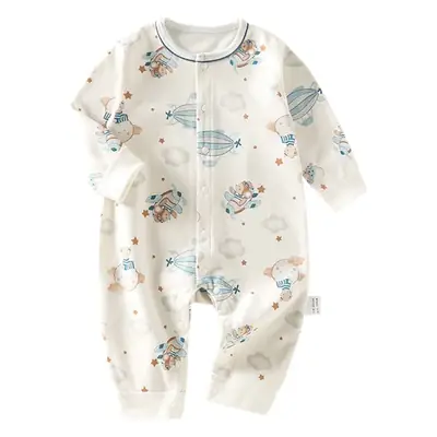 Baby's Pure Cotton Full Moon Pajamas for Girls & Boys